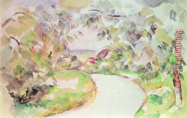 Paul Cezanne The Winding Road